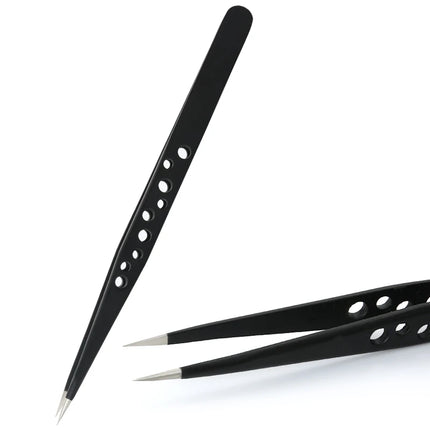 Professional Eyelash Tweezers Stainless Steel 3D Volume Eyelashes Extension Clip Excellent Closure Eyebrow Tweezer Makeup Tools