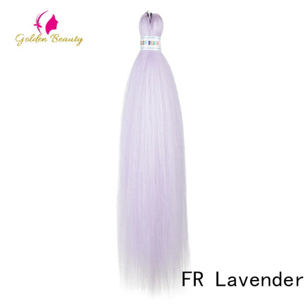 26"Corlorful Selling Jumbo Easy Braiding Hair Ombre Rainbow Braiding Cosplay Hair Synthetic Pre Stretched Hair Braids wigs
