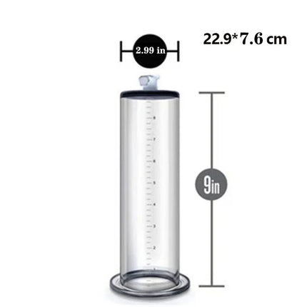 Adults Sex Products Acrylic Male Penis Pump Manual Penis Enlarger Sex Toys For Man Vacuum Pump Male Masturbation Penile Trainer
