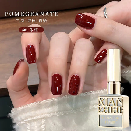 Autumn Winter Chocolate Brown Nail Polish Gel Maillard Caramel Color Gel Nail Supplies for Professional Nail Art DIY Nail Salon