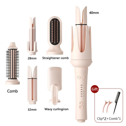 Auto Curling Iron Professional 3 Speed Rotary Hair Curler Ceramic Heated Styling Wand with Negative Ion Hair Care Styling Tools