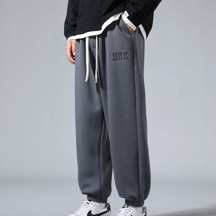 Men's Jogger Cotton/Polyester Sweatpants Big Size 8XL 7XL 6XL Sports Baggy Pants Sting Banding  Hip Hop Loose Harem Trousers