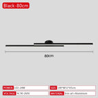 Black-L80cm / Cold White-NO REMOTE