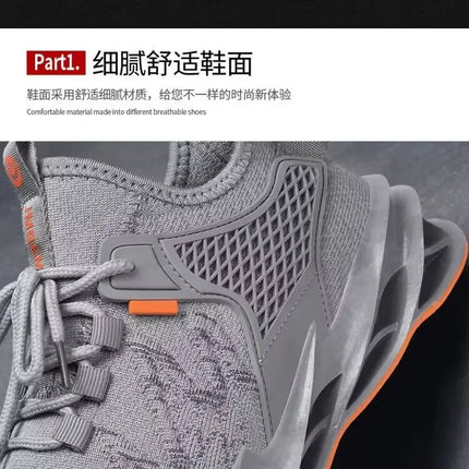 Men's Shoes Casual Sneakers Non Slip Breathable Running Shoe Mesh Tenis Outdoor Basketball Sports Tennis Shoes Zapatos De Hombre