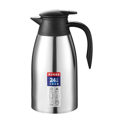 2L Thermal Coffee Bottle Stainless Steel Vacuum Flasks Office Hot Coffee Thermos Insulation Kettle Hot Water Thermos Pot