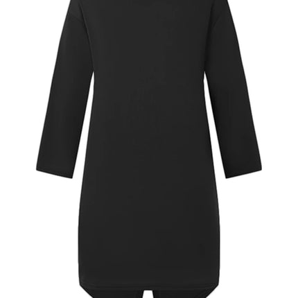 Plus Size 5XL VONDA Women Blouses Autumn Asymmetrical Split Shirts 2024 Fashion Casual Long Sleeve Tops Loose Solid Color Blusas