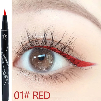 Luxurious Waterproof Long-Wearing Liquid Eyeliner - Smudge-Resistant, Transfer-Proof, Quick-Drying Perfect For Everyday Use