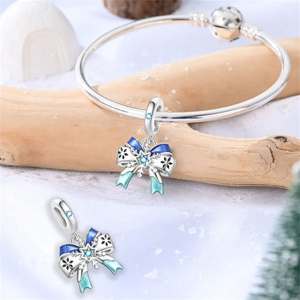 Original 925 Sterling Silver Charms Beads Cute Mushroom Unicorn Love Wings Pearl Charm for Bracelet Pendant Woman Girl Jewelry