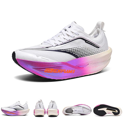 New Cushioning Running Shoes For Men Suitable Heavy Runners Lace Up Sports Women Non-slip Outdoor Athletic Male Sneakers