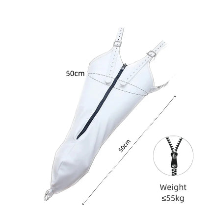 Sexy Lace-up Leather Bondage Handcuff Glove with Flexible Full Arm Cover Wrap Bag for Couple Adult Romantic Fun Sex Toys