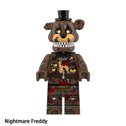 WM6097 WM6170 WM6173 V1004 Blocks Anime Nightmare Games Bricks Toy Dolls Model Building Blocks Toys Gifts Assemble Toys