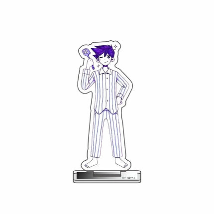 Game Omori 10cm Acrylic Figure SUNNY HERO KEL BASIL Standing Model Desktop Decoration Fan Collection Gift Keychain