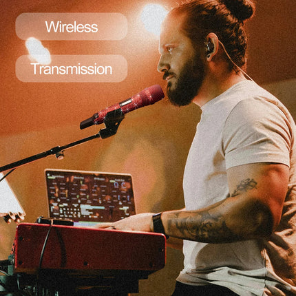 Wireless Karaoke Mic SKM9000 Custom Diamond-Encrusted  Microphone For Live Streams  Karaoke Shining Stage Essential