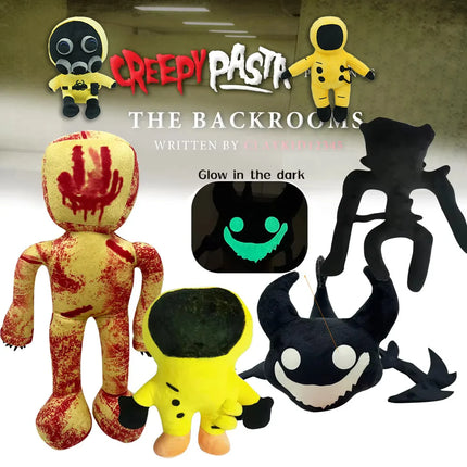 TreasuringU Backrooms Anime Plushie Toy Halloween Horror Dolls Plush Toys Children Birthday Gifts