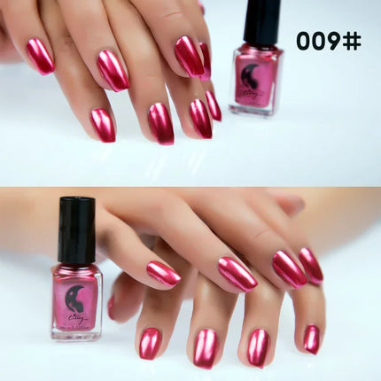 Metal Colour Nail Gel Polish Semi Permanent Mirror Gel Varnish Base Top Coat UV Gel Varnish Soak Off Nails Art Glue Nail Polish