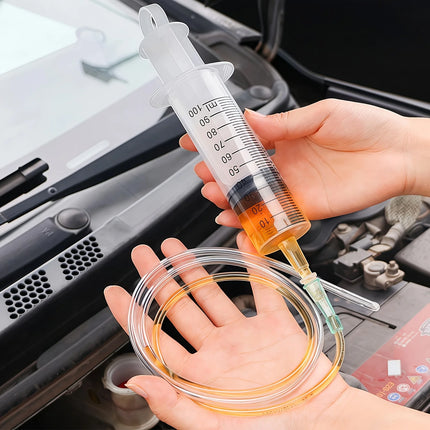 1 Set of Syringe Type Water Suction/Injection Dual-Use Automotive Tools, Which Can Be Used to Suction/Inject Engine Oil