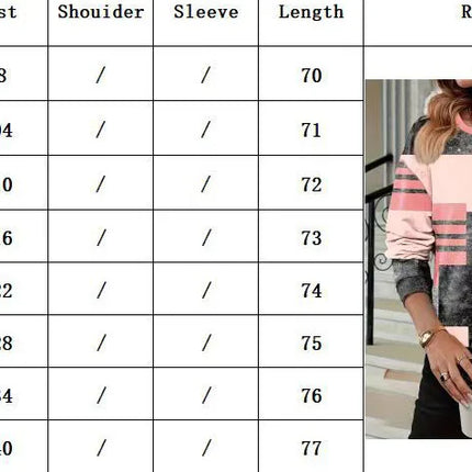 Spring Europe and America Independent Website Round-neck Casual Polo Shirt Geometric Print Top
