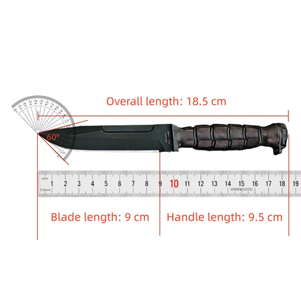 MK2.1 - Practical Travel Knife, made of N690 steel, equipped with a protective K sheath, an outdoor camping emergency tool