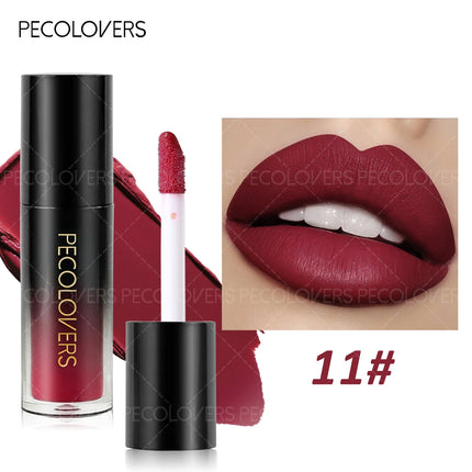 Waterproof Lipstick Lip Gloss Makeup Non-stick Cup Lip Tint Matte Long Lasting Nude Liquid Lip Stick