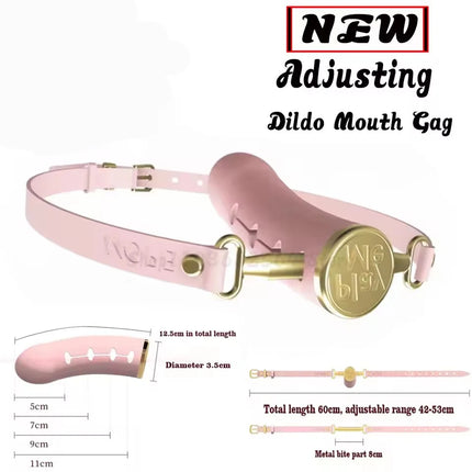 Adjusting Deep Throat Mouth Ball BDSM open Mouth Gag Plug 18 adult games Sex Toys For couple Flirting Sex Tools Dildo Mouth Gag