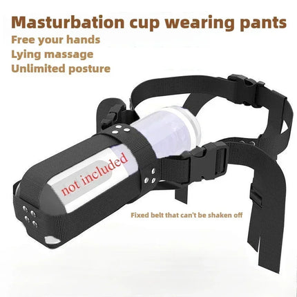 Adjustable Strap-on Automatic Male Masturbation Cup Wearable Sex Harness Male Hands Free Masturbator Sex Toys for Man
