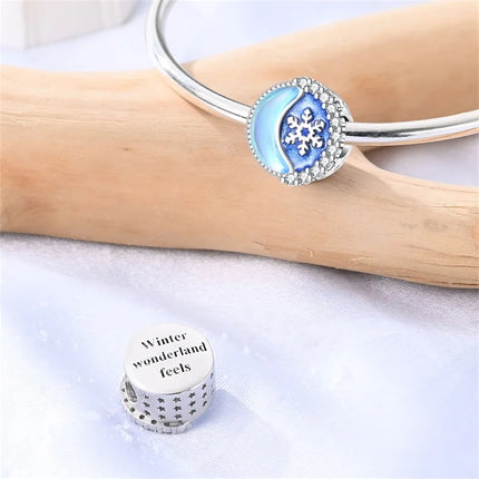 Original 925 Sterling Silver Charms Beads Cute Mushroom Unicorn Love Wings Pearl Charm for Bracelet Pendant Woman Girl Jewelry