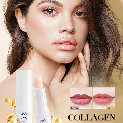 Collagen Moisturizing Lip Balm, Nourishing and Anti-Cracking, Long-Lasting Hydration, Moisturizes Lips