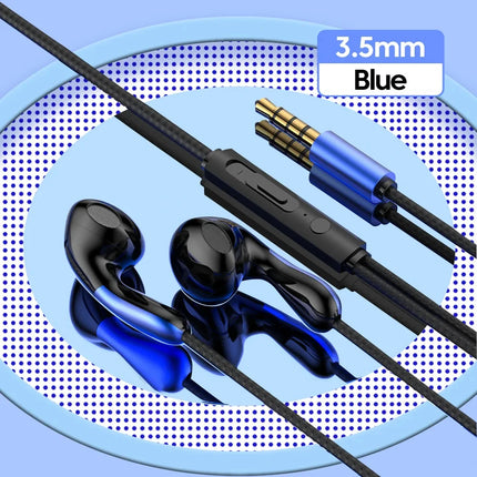 USB Type C Wired Earphone For Samsung Galaxy S25 S24 S23 S22 S21 Ultra Headphones A53 A52 A54 Note 20 3.5mm Jack Earbud Headset