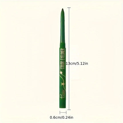 Green Eyeliner Gel Pencil Waterproof Cream Matte Eye Pen Liner Long-Lasting Fading Makeup Matte Lying Silkworm Eye Liner