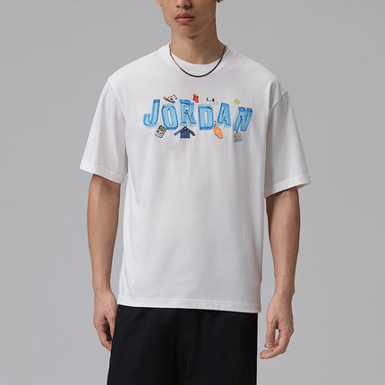 Nike Authentic Jordan Men's Fashion Printed Classic Sports Short sleeved T-shirt IR6306-100