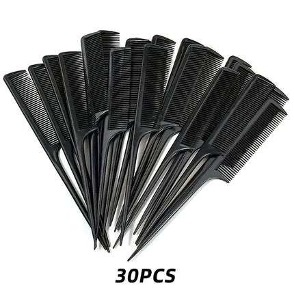 5/10/20pcs Rat Tail Comb Set, Heat Resistant Anti-Static Hair Styling Combs for Salon, Professional Hairdressing Tools