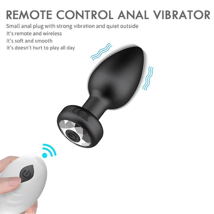 Anal Plug Butt Vibrator Wireless Control Adult Sex Toys Female Masturbator Stimulator Male Prostate Massager Vibrator Portable