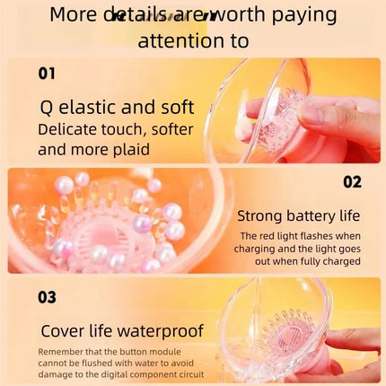 Nipple Suckers Rotating Breast Stimulation Pump Bra Massager Nipple Suction Cup Famale Masturbador Vibrator Sex Toys for Women