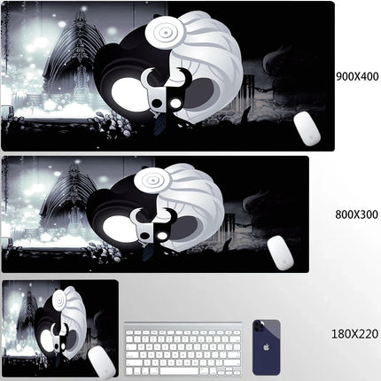 Large Hollow Knight PC Gaming Accessories Mouse Pad Office Laptop Cartoon Game Cabinet Mousepad Anime Cute HD Table Mat Carpet
