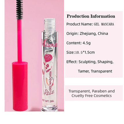 Transparent Eyebrow Eyelash Styling Cream Slim Natural Eyebrow Styling Gel Lasting Thick Mascara Waterproof Liquid Lashes Makeup