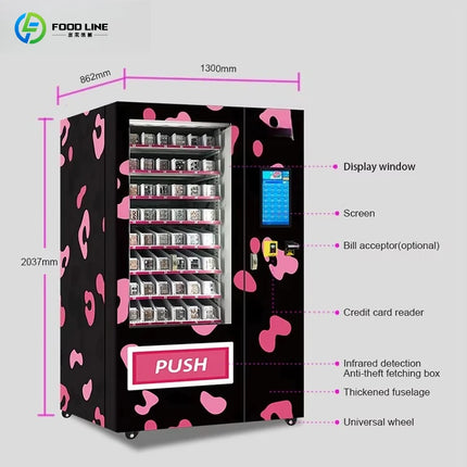 Customized Affordable Fully Automatic Eyelash Vending Machine for Girls' False Lashes, Wigs, Lipstick, Facial Masks