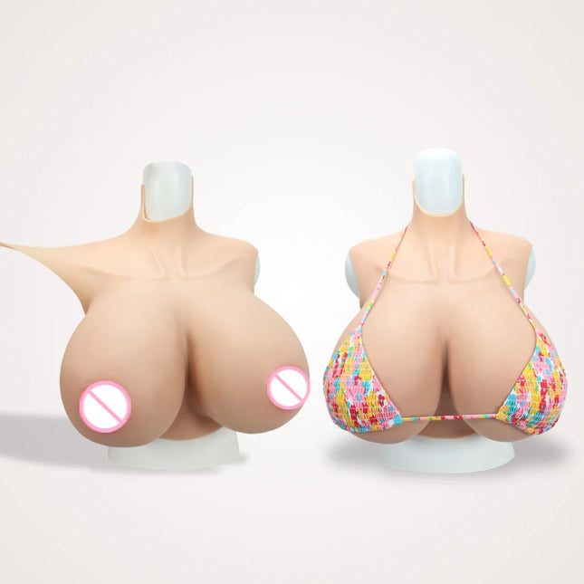 Large Realistic Silicone Fake Boobs Z cup Big Breast Forms Huge Enhancer Drag Queen Transgender Shemale Crossdress Prosthesis