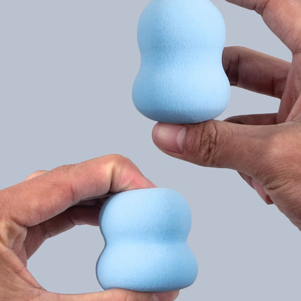 30Pcs Makeup Beauty Tools Set for Face, Large Sky Blue Makeup Sponge, Soft Sponge Puff,Friendly Face Cosmetic Applicators
