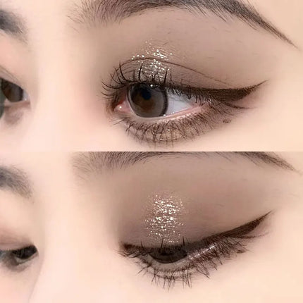 Diamond Grey Blue Highlighter Eyeshadow Palette Shine Pearlescent Face Body Brighten Glitter Natural Gloss Contour Makeup