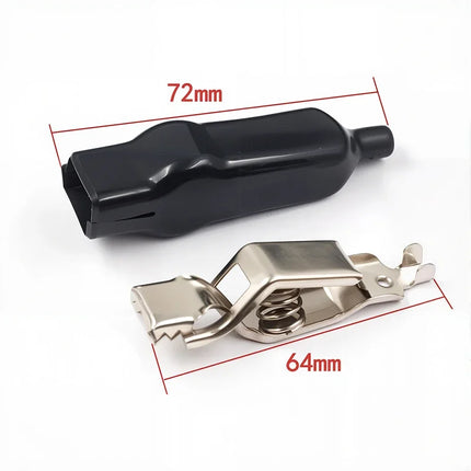 4PCS 10A/20A Alligator Clips  USB Charging Battery Crocodile Clips for Electrical Jumper Wire Test Clip Red Black 50mm
