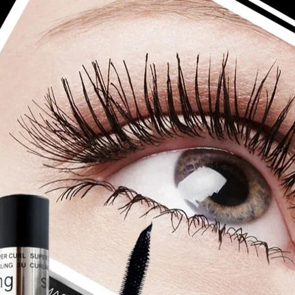 BOB Stunning Long Mascara Waterproof Curl Thick Curve Brush Head Not Dizzy Makeup Not Easy to Take Off Makeup