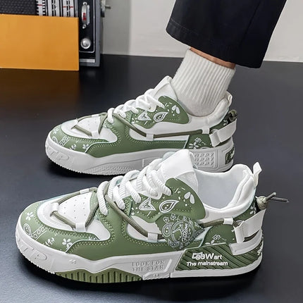 Sneakers, Outdoor Sports Men's Lace-up Fitness Skate Shoes Casual Basketball Shoes Comfortable Soft Sole Large Size