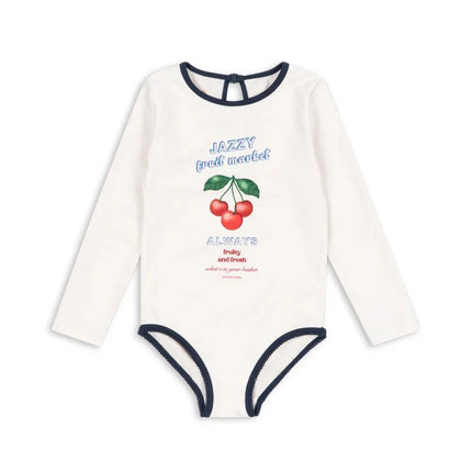 Kids Girls Swimwear Sets 2026 New Summer Cute Print Baby Boys One Piece Swimming Suits Children Holiday Bikini Clothes
