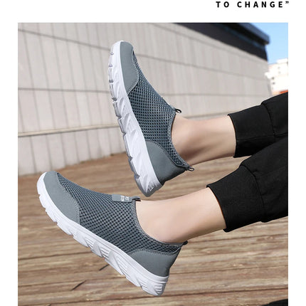 YRZL New Running Shoes for Men Breathable Sports Shoes Light Weight Fashion Summer Breathable Sneakers for Men Plus Size 39-46