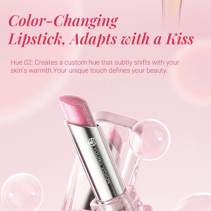 6 Colors Crystal Glossy Lipstick - Moisturizing Tinted Lip Balm,  Shimmer, Transparent Tube, Long-Lasting Hydration,