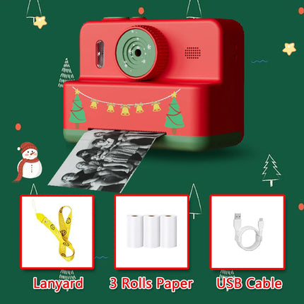 Children Digital Camera Instant Print for Kids Thermal Print Camera Instant Photo Printing Camera Video Toys Christmas present