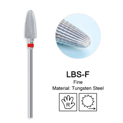 Nail Drill Bits Carbide Large Cone Electric Milling Cutter Gel Polish Remover Grinding Tools DIY Accessories Supplies
