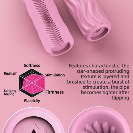 Soft Vaginal Masturbator Cup for Male Foaming Realistic Penis Sucking Masturbator Pocket Pussy Blowbot Toys Sexy Toys for Men