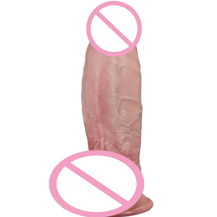 7 Inch Girth Huge Thick Dildo Dual Density Silicone Dildos with Strong Suction Cup G-spot Realistic Dildo Anal Sex Toys for Men