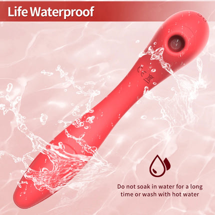 Clitoral Sucking Vibrators 2 IN 1 Adjustable G Spot Clit Clitoris Sucker For Women Dual Stimulation Sex Toys Goods for Adults 18